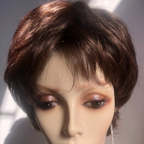 Adelle Wig by Rene of Paris- Color: Marble Brown-R - Picture 8 of 13